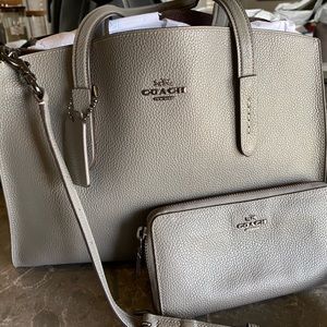 Coach Charlie Carryall and wallet